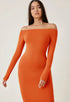 Vestido casual naranja