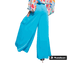 Turquoise Wide Leg Palazzo Pants – Exclusive at Mis Divas Fashion