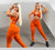 Diva Sunset Set – Push-Up Activewear with Sculpting Fit & Vibrant Style