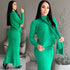 Duo of 3 pieces long skirt (includes scarf🧣)