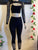 Mis Divas Fashion: 3-Piece Activewear Set - Ribbed Lycra Top, Bolero, and Leggings for an Elegant Fitness Look