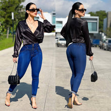 Satin Blouse ⚫️