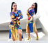 Mis Divas Fashion – Artistic Print Shirt Dress | Colorful Long Sleeve Midi with Side Slit