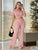 Pink Flare Pants and Polo Top Set for Women – Chic and Comfortable Style | Mis Divas Fashion