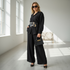 Diva Luxe Black Edition – Two-Piece Camisole & Wide Pants Set.