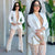 Transparent lace pants with shorts