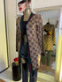 Long Cardigan with Gucci and Mickey Mouse Print