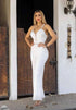 Elegant jumpsuit design swamp on & corset design lace high part