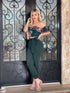 Women’s Floral Set with Off-Shoulder Crop Top & Tie-Waist Pants | Mis Divas Fashion
