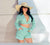Striped Shorts and Long Sleeve Set - Casual and Elegant Look