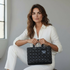 Diva Quilted Elegance Handbag – Black Edition
