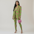 D.I.V.A. Neon Dream Suit | Lime & Fuchsia Two-Piece Fashion Set
