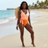 Traje de baño cruzado de una pieza | Sunset Glow – Mis Divas Fashion