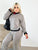 Elegant Gray & Black Knitted Pants Set – Stylish & Comfortable