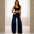 Barrel-Leg Dark Wash Jeans – High-Waisted Wide Leg Denim | Mis Divas Fashion
