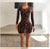 Long Sleeve Animal Print Mesh Panel Bodycon Dress – Mis Divas Fashion | Sexy Night Outfit