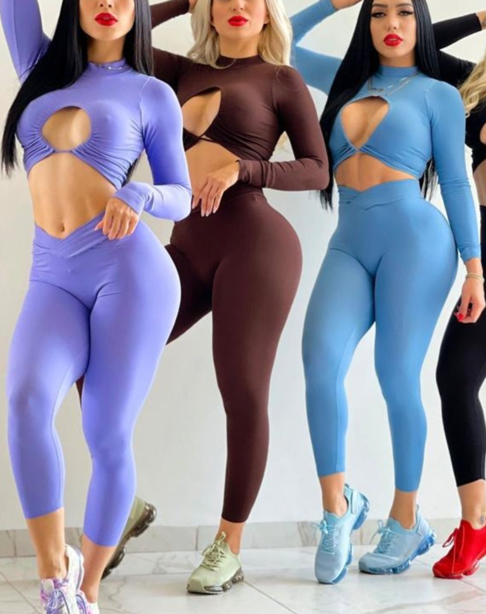Sport Two Tone & Insert Zip Up Sports Set