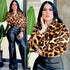 Animal Print Winter Jacket with Lining - Mis Divas Fashion