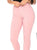 Super High Waist Denim Skinnies - Pink - Mis Divas 