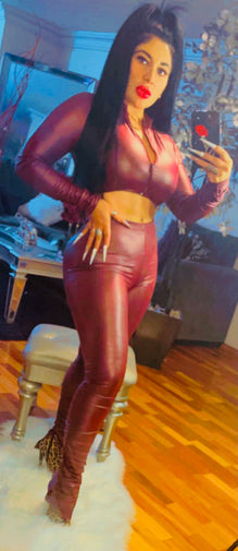 Mis Divas Leather Jacket & Leggings Set. - Mis Divas 